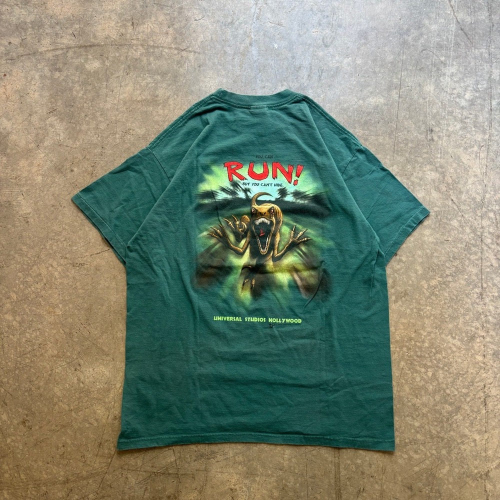 Vintage 90's Jurassic Park Jurassic Outfitters Universal Studios‎ Ride Shirt